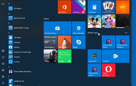 Unpin The Tile Group From The Start Menu In Windows 10