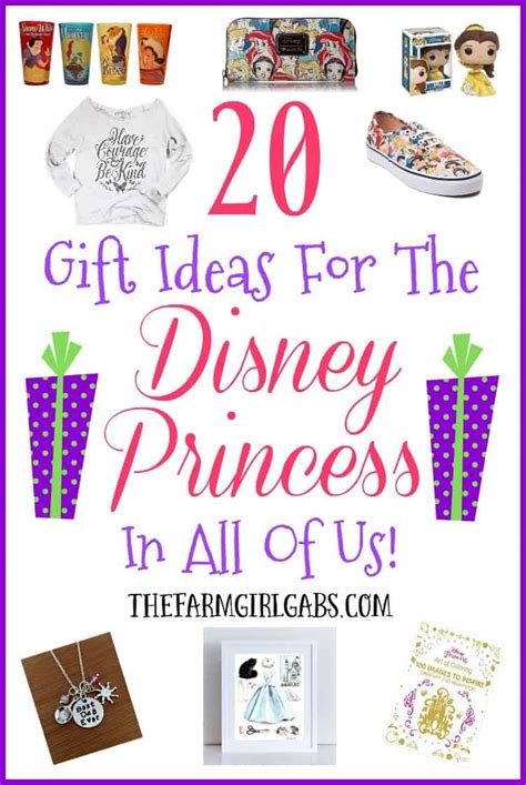 That is probably the most comprehensive disney gift guide you'll find anywhere online. 20 Gift Ideas For Disney Princess Fans - The Farm Girl Gabs®