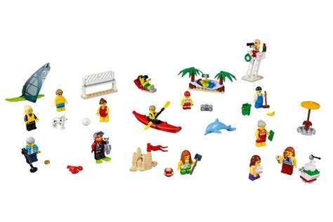 sets lego town 60153 people pack fun at the beach minifig pictures be