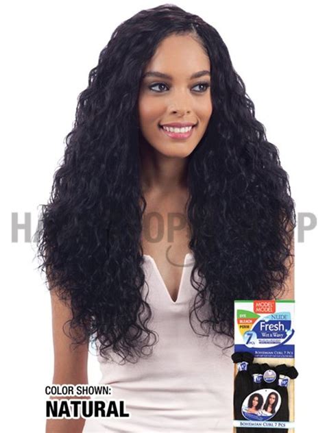 Model Model Nude Fresh Wet And Wavy Brazilian Weave Natural Wavy 7pc 1 Hair Stop And Shop
