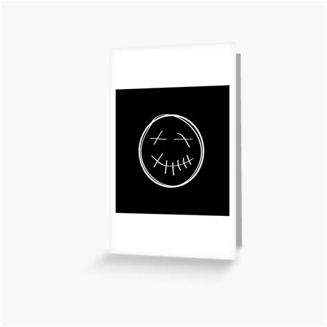 Travis Scott Smiley Face Greeting Card By Savagegear Redbubble