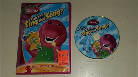 Opening To Barney Can You Sing That Song 2005 Dvd Youtube