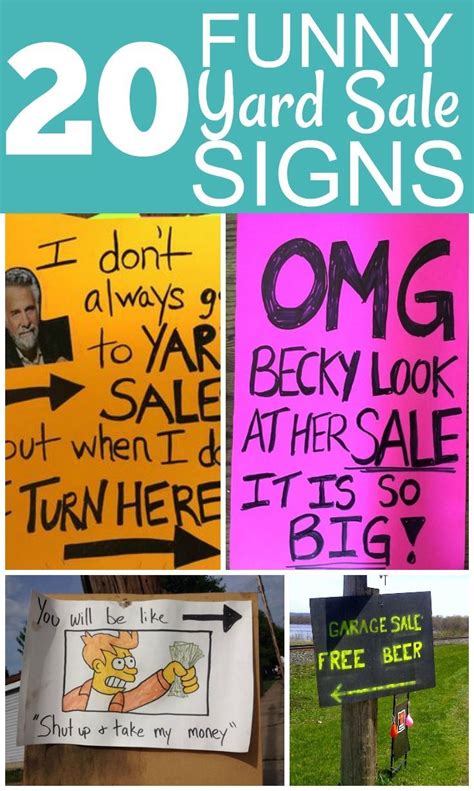 20 Awesome Garage Sale Signs Yard Sale Signs Garage Sale Signs Yard