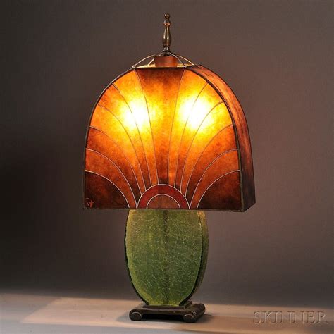 Art Deco Table Lamp Sale Number 2737b Lot Number 232 Skinner