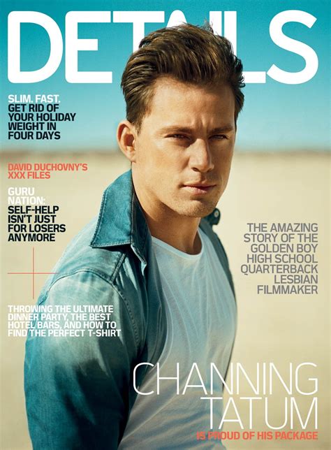 Channing Tatum Covers February 2010 Details Magazine | Unwrapped Photos