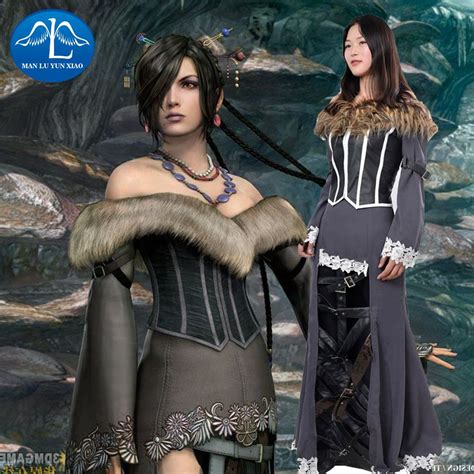 Final Fantasy X Lulu Cosplay Costume Women Role Playing Holloween Cos Dress Price 1 Costumes