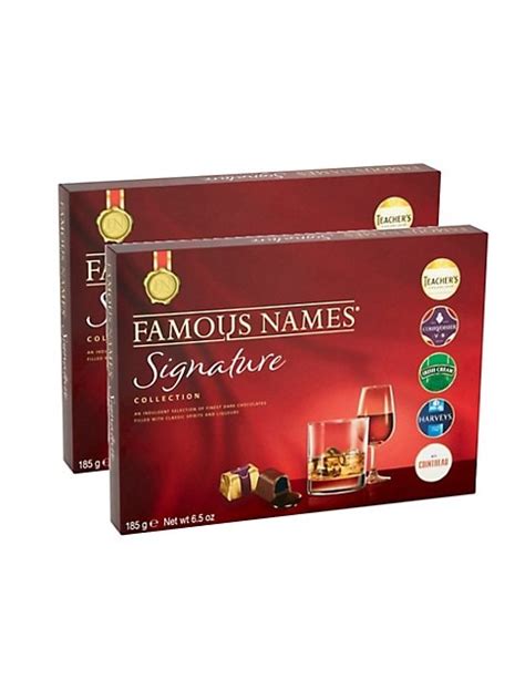 Famous Names Signature Collection T Box 185g 2 Pack
