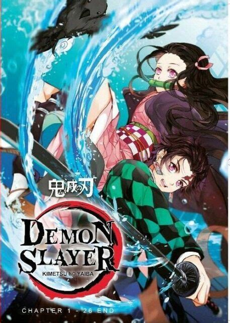 Anime Dvd Demon Slayer Kimetsu No Yaiba Vol1 26 End English Dubbed