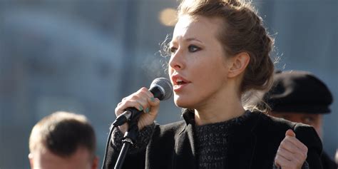 Russia Socialiate Ksenia Sobchak Presidential Bid Announcement Business Insider