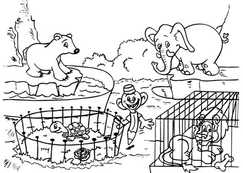 Zookeeper Coloring Page at GetColorings.com | Free printable colorings