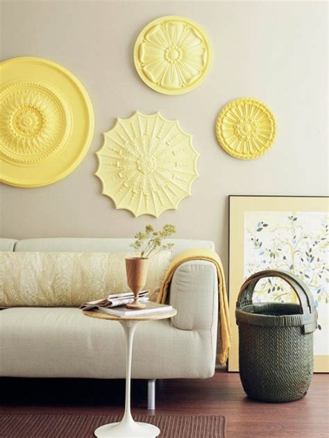 Painting the ceiling a dramatic color that goes with your decor can be a very effective and dramatic way to decorate the 5th wall. 10 DIY Wall Decor Ideas With Tutorial - A DIY Projects