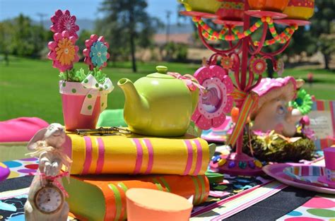 Recreate the novelty landscape of the mad hatter's tea party for a bridal shower, birthday party, or wedding reception using these eight ideas. It's A Mad, Mad Hatter Party! - Project Nursery