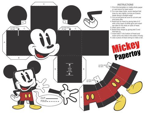 13 Best Mickey Mouse Printable Box Templates Pdf For Free At Printablee