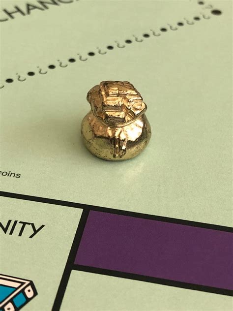 Metal Monopoly Pieces Monopoly Game Tokens Gold Monopoly Custom Gold