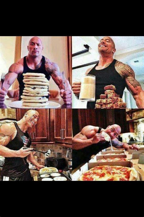 Epic cheat meal challenge | 4500 calories in 45 minutes #45in45. The most epic cheat meal ever! | The Rock, Dwayne Johnson | Pinterest | I love him, Cheat day ...