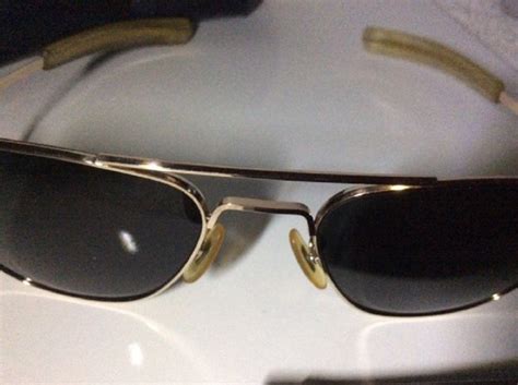 vintage vietnam era american optical pilot sunglasses 1 10 12kt gold with case pilot