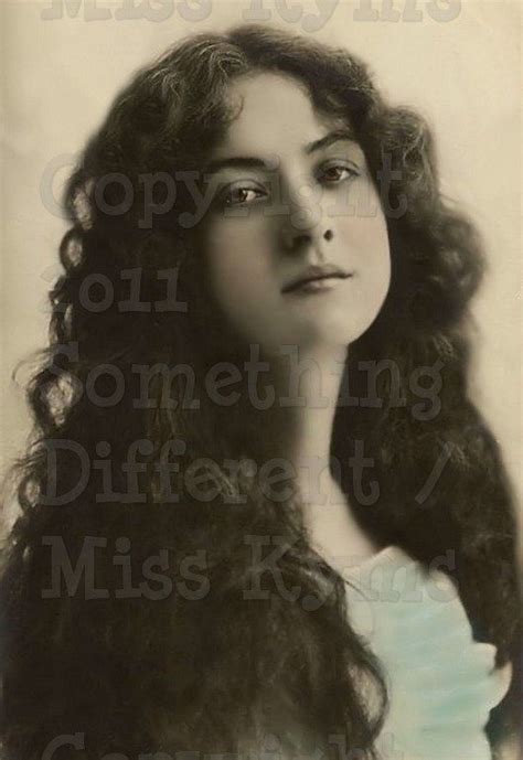 Maude Lovely Long Haired Woman Vintage Photo By Msalisemporium 250