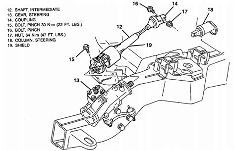 S10 Steering Column Qanda Removal Diagrams And More