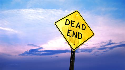 Road Sign With Dead End