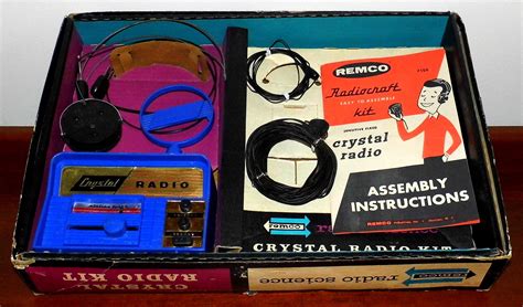 Vintage Remco Radiocraft Crystal Radio Set No 106 Made In Usa Circa