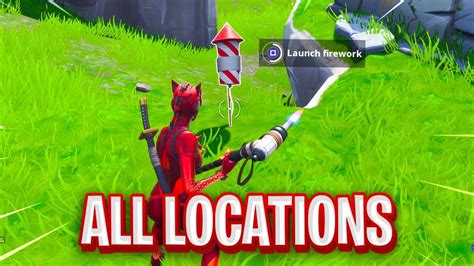 Fortunately, the fortnite fireworks challenge this week is accessible to absolutely everyone no matter regardless of whether or not you personal the battle pass this season. "Launch Fireworks" FORTNITE MAP LOCATIONS - YouTube