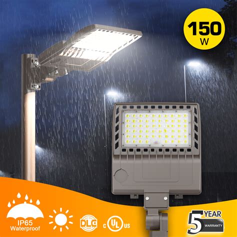 150w Led Parking Lot Shoebox Street Light Outdoor Ip65 Lamp 5000k