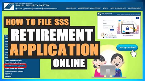 How To File Sss Retirement Application Online Youtube