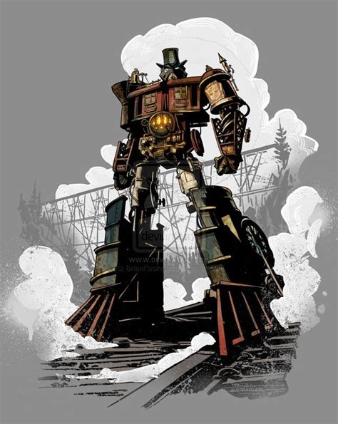 Steampunk Transformers Optimus Prime By Brian Kesinger Robots Steampunk