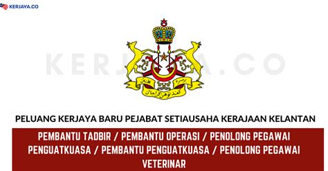 Permohonan jawatan kosong di pejabat setiausaha kerajaan johor (suk) dialukan memohon dan mempelawa kepada warganegara malaysia yang berkelayakan dan berumur tidak kurang dari 18 tahun pada tarikh tutup iklan jawatan untuk mengisi kekosongan jawatan tetap / kontrak seperti berikut Jawatan Kosong Terkini Pejabat Setiausaha Kerajaan ...