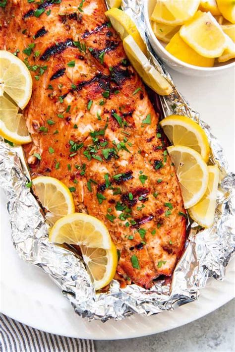 Grilled Soy Brown Sugar Salmon In Foil House Of Nash Eats