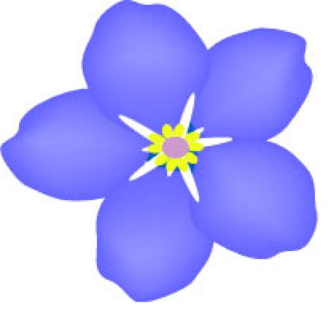Blue Flower Clipart Png Clip Art Library
