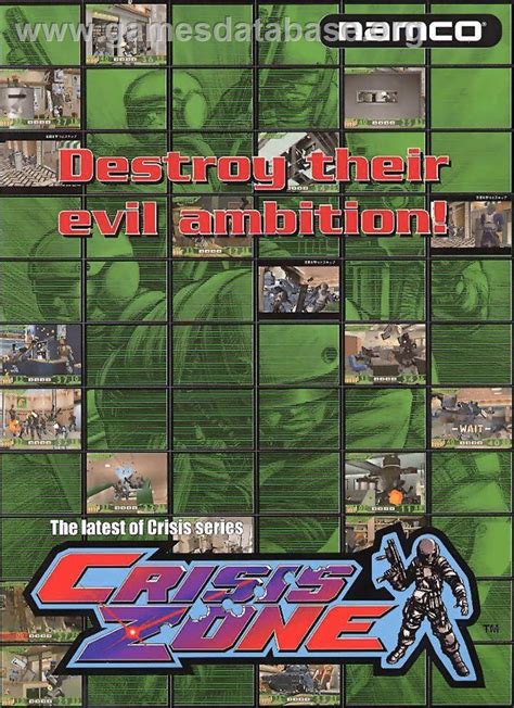 Crisis Zone Arcade Games Database