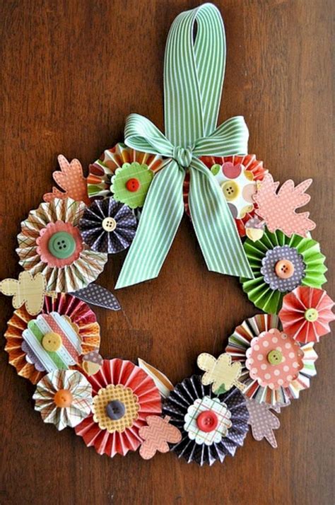 12 Creative Diy Paper Craft Ideas That Look More Beautiful Dexorate Paper Flower Wreaths