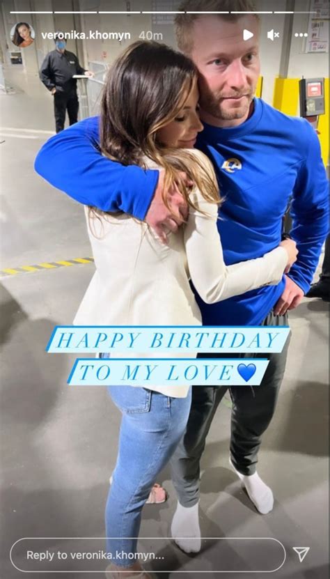 Sean Mcvay S Fiancée Celebrates His Birthday After Rams Win