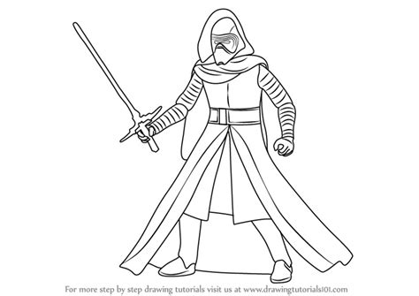 14 Wonnegül Coloriage Star Wars Kylo Ren Photos  COLORIAGE