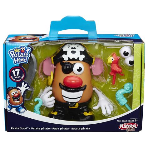 Mr Potato Head Pirate Spud Figure 17 Pc Mix Match Playset Kids Toddler