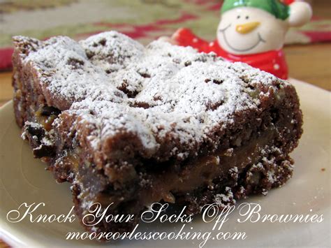 Knock Your Socks Off Brownies And Video Moore Or Less Cooking