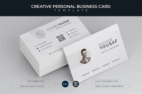 Personal Business Card Graphic By Visualgraphics · Creative Fabrica