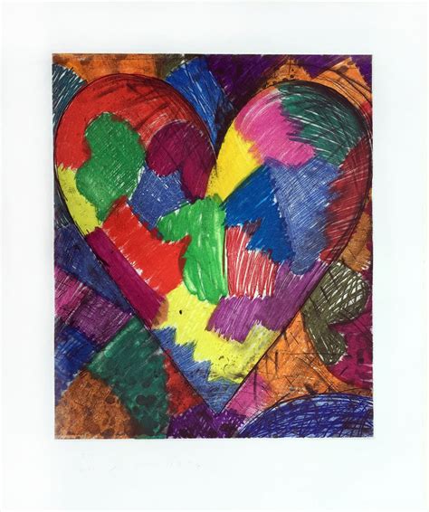 Jim Dine A Beautiful Heart 1996 Denis Bloch Fine Art Gallery Beverly