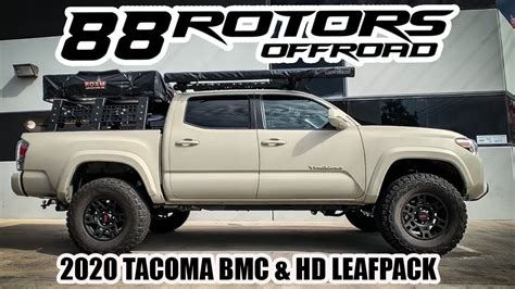 2020 Toyota Tacoma Body Mount Chop And Heavy Duty Dakar Leafpack Youtube