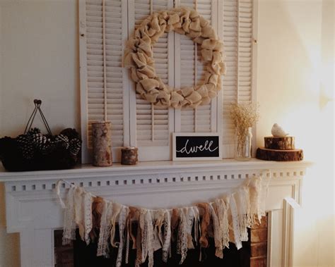 Neutral Winter Mantle // January Mantle | Mantle decor, Winter decor, Winter mantle