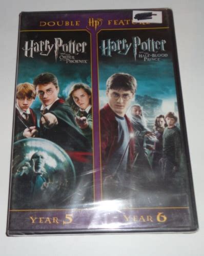 Harry Potter Double Feature Years 5 And 6 Good Dvd For Sale Online Ebay
