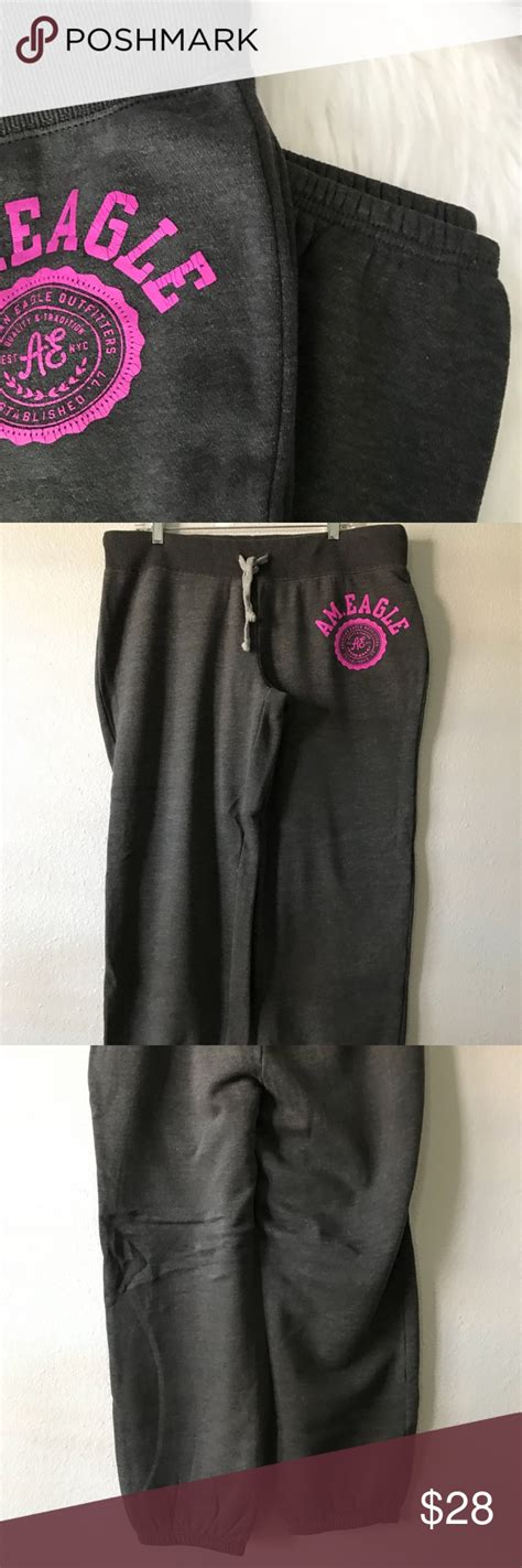 Nwt American Eagle Gray Sweatpants Size Xl Grey Sweatpants American