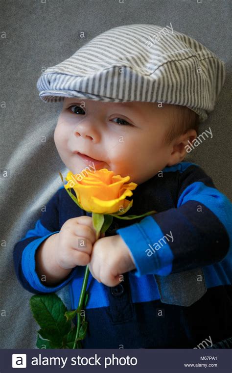 Boy With Roses Hi Res Stock Photography And Images Alamy