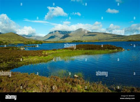 Scotland Highland Rannoch Moor Lochan Na H Achlaise View To Black