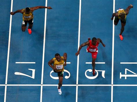 World Championships Lightening Strikes Twice As Usain Bolt Reigns As