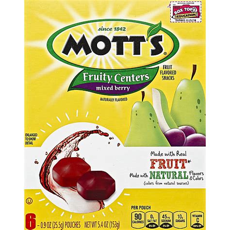 Mott S Fruit Flavored Snacks Ea Northgate Market