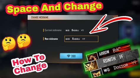 You need a name change card to change your free fire name. How To Change Free Fire Name In Space | Free Fire Name Ke ...