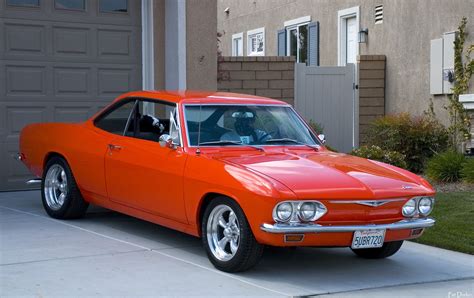 1965 Corvair 500 Coupe Orange 2fvr Classic Cars Chevrolet Chevy