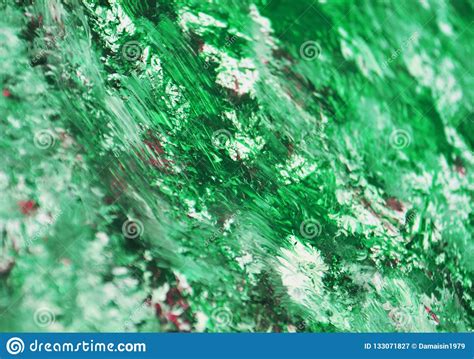 Green Silvery Purple White Blurred Painting Watercolor Background